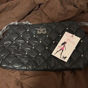 Gilda Paris Black Quilted Women Bag